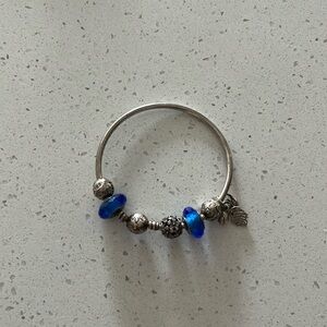 Pandora Bangle Bracelet with Charms